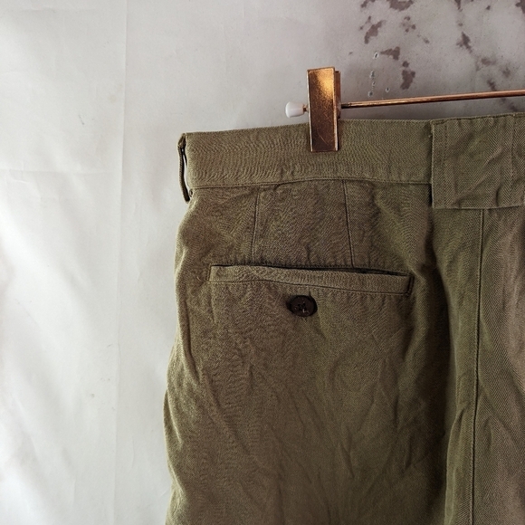 Tommy Bahama Shorts Mens 34 Brown Silk 8 9 Inch Beach Vacation Summer Pleated - Picture 8 of 12